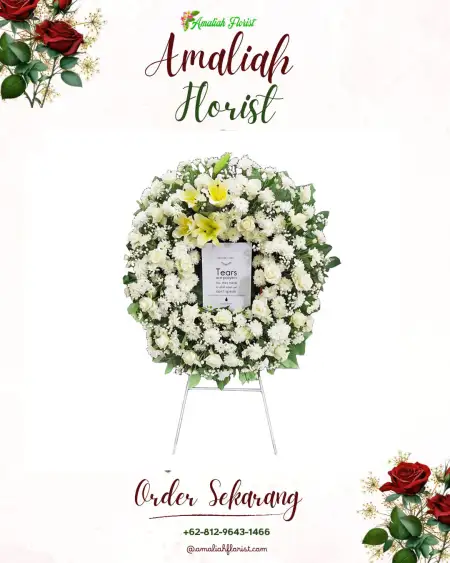 Krans Bunga Duka Dekorasi Pernikahan Bogor