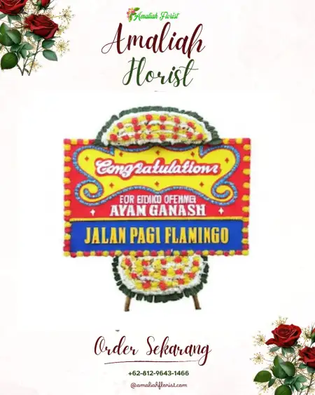 Sewa Papan Bunga Dekorasi Pernikahan Bogor